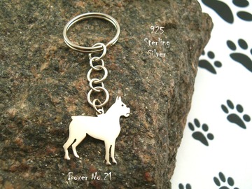 Selling: Keyring Boxer * 925 sterling silver