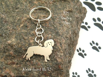 Selling: Keyring Alpine Hound * 925 sterling silver