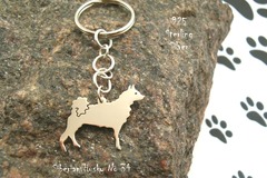 Selling: Keyring Siberian Husky * 925 sterling silver