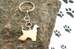 Selling: Keyring Afghan Hound * 925 sterling silver