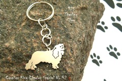 Selling: Keyring Cavalier King Charles Spaniel * 925 sterling silver