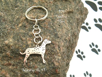 Selling: Keyring Dalmatian * 925 sterling silver