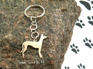 Selling: Keyring Pharaoh Hound * 925 sterling silver
