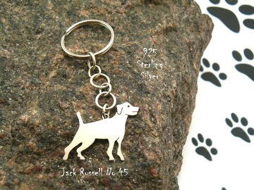 Selling: Keyring Jack Russell Terrier * 925 sterling silver