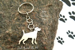 Selling: Keyring Jack Russell Terrier * 925 sterling silver