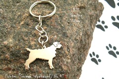 Selling: Keyring Pointer German Wirehaired * 925 sterling silver