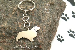 Selling: Keyring Spaniel Clumber * 925 sterling silver