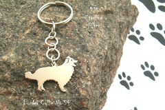 Selling: Keyring Border Collie * 925 sterling silver