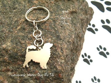 Selling: Keyring Portuguese Water Dog * 925 sterling silver