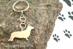Selling: Keyring Welsh Corgi Cardigan * 925 sterling silver