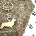 Selling: Keyring Welsh Corgi Cardigan * 925 sterling silver