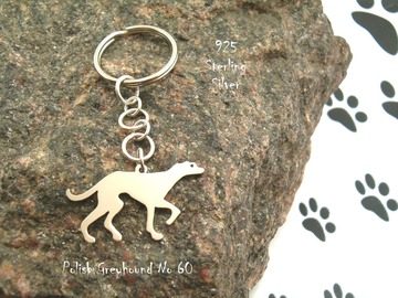 Selling: Keyring Polish Greyhound * 925 sterling silver