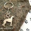 Selling: Keyring English Greyhound * 925 sterling silver