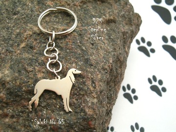 Selling: Keyring Saluki * 925 sterling silver