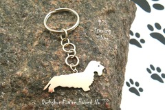Selling: Keyring Dachshund Wire Haired * 925 sterling silver