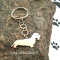 Selling: Keyring Dachshund Wire Haired * 925 sterling silver