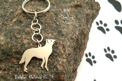Selling: Keyring Belgian Malinois * 925 sterling silver