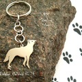 Selling: Keyring Belgian Malinois * 925 sterling silver