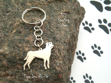 Selling: Keyring Tosa Inu * 925 sterling silver
