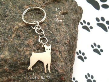 Selling: Keyring Pinscher * 925 sterling silver
