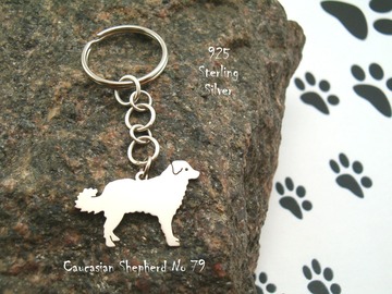 Selling: Keyring Caucasian Shepherd * 925 sterling silver