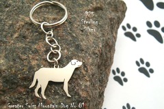 Selling: Keyring Greater Swiss Mountain Dog * 925 sterling silver