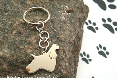 Selling: Keyring American Cocker Spaniel * 925 sterling silver