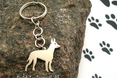 Selling: Keyring English Toy Terrier * 925 sterling silver