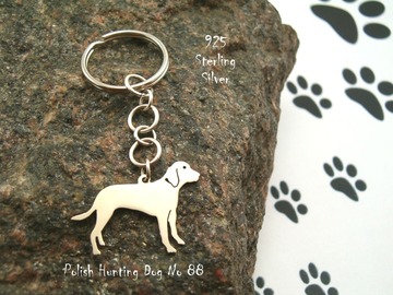Selling: Keyring Polish Hunting Dog * 925 sterling silver