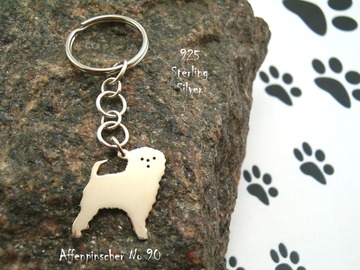 Selling: Keyring Affenpinscher * 925 sterling silver