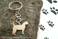 Selling: Keyring Soft Coated Wheaten Terrier * 925 sterling silver