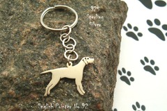 Selling: Keyring English Pointer * 925 sterling silver