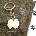 Selling: Keyring Pomeranian * 925 sterling silver