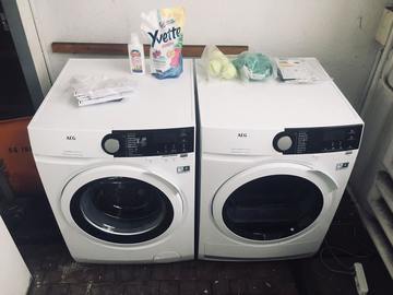 Vermieten: Waschmaschine & Wäschetrockner