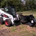 Renting out equipment (w/ operator): Stump grinder attachment for a tractor