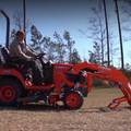 Renting out equipment (w/ operator): 17 KUB BX Tractor with attachments