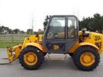 Renting out equipment (w/ operator): JCB Loadall with attachments