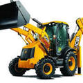 Renting out equipment (w/ operator): Backhoe with operator