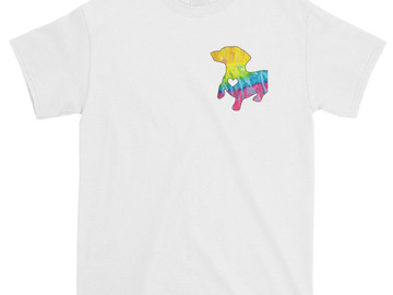 Selling: Dachshund Tie-Dye T-Shirt 