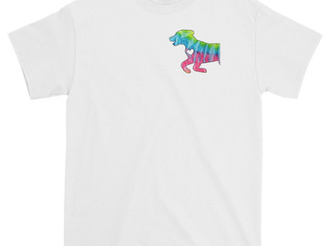 Selling: Labrador Tie-Dye silhouette T-shirt