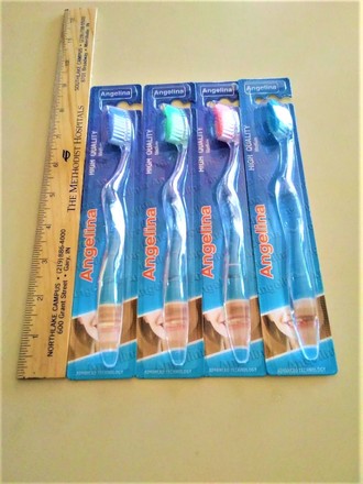 108 Toothbrushes By Angelina High Quality Medium Bristle
