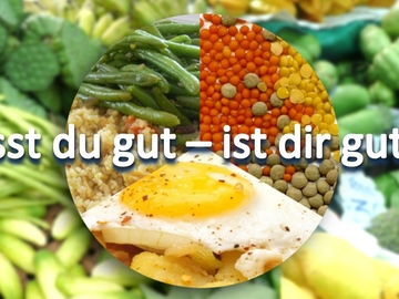 Workshop offering (dates): Ernährung in 3 Gängen