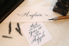 Workshop offering (dates): Kalligrafie in der Druckerei