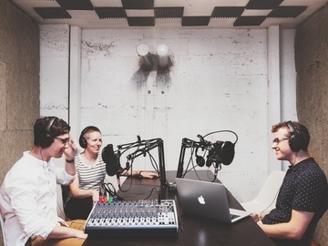 Rent Podcast Studio: The Overcast Room