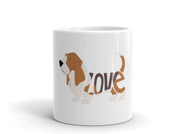 Selling: The LoVe Mug - Basset Hound