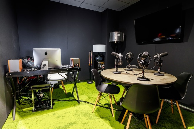Rent Podcast Studio and Coworking Space - Podcast Studio and Coworking ...