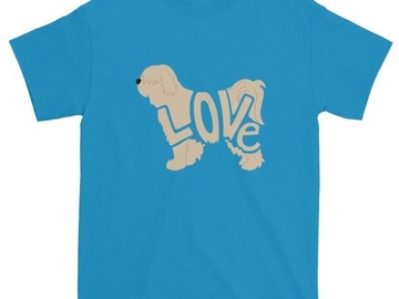 Selling: LoVe T-shirt - Tibetan Terrier Edition - Brindle Color Design