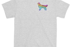 Selling: Tie Dye Tshirt - Golden Retriever