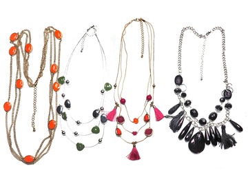 Buy Now: 80 pcs-- Department Store Necklaces-- $1.49 pcs  All Colored Neck