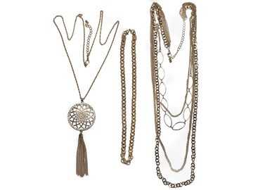 Buy Now: 80 pcs-- Department Store Necklaces-- all Goldtone  $1.49 pcs